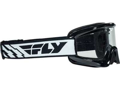 Fly Racing Focus Goggle-Adult-Black-Clear Lens