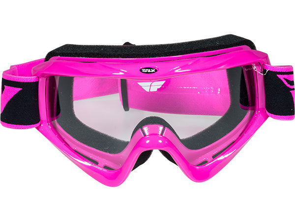 Fly Racing Focus Goggle-Adult-Pink-Clear Lens - 2