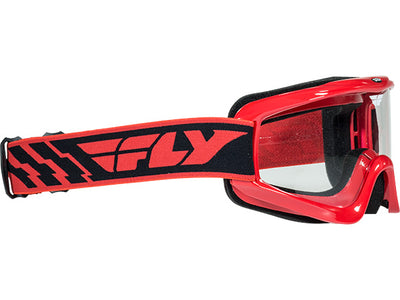 Fly Racing Focus Goggle-Adult-Red-Clear Lens