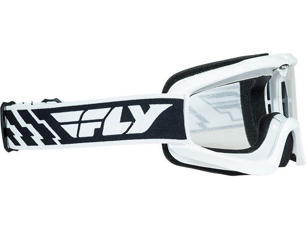 Fly Racing Focus Goggle-Youth-White-Clear Lens - 1