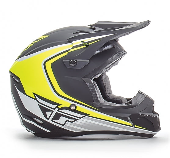 Fly Racing 2016 Kinetic Fullspeed Helmet-Matte Black/Hi-Vis - 1