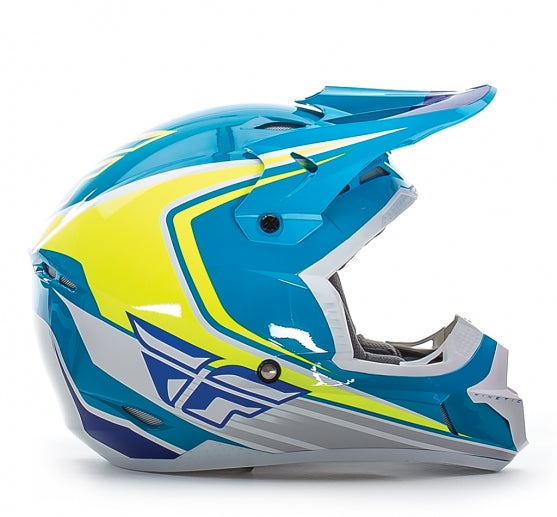 Fly Racing 2016 Kinetic Fullspeed Helmet-Blue/Hi-Vis - 1