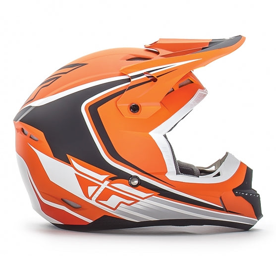 Fly Racing 2016 Kinetic Fullspeed Helmet-Matte Orange/Black/White - 1
