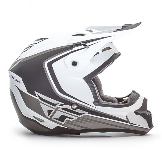 Fly Racing 2016 Kinetic Fullspeed Helmet-Matte White/Black - 1