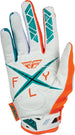 Fly Racing 2015 Kinetic Gloves-Teal/Orange - 2