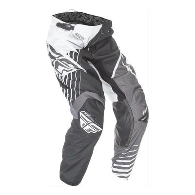 Fly Racing Kinetic Vector Race Pants-Black/White/Gray