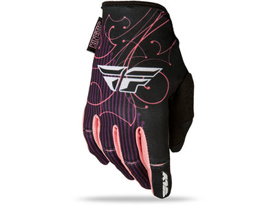 Fly Racing 2015 Kinetic Ladies Gloves-Black/Purple/Pink