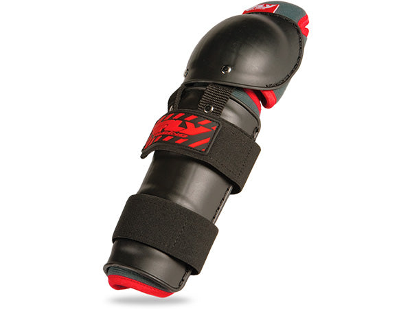 Fly Racing Knee/Shin Guards-Black/Red - 1