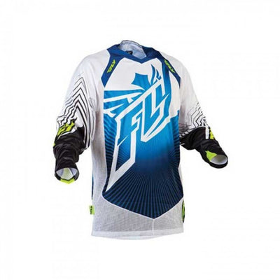 Fly Lite Hydrogen BMX Race Jersey-Blue/White