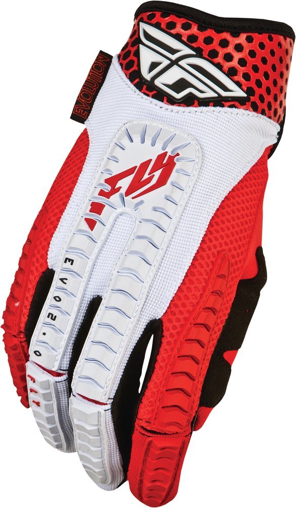 Fly Racing Evolution 2.0 BMX Race Gloves-Red - 1
