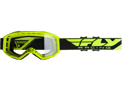 Fly Racing 2019 Focus Goggles-Hi-Vis Yellow/Clear