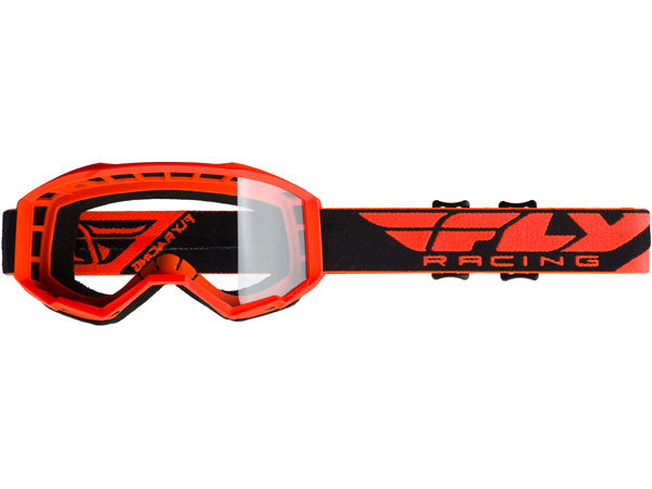Fly Racing 2019 Focus Goggles-Orange/Clear - 1