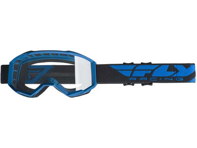 Fly Racing 2019 Focus Goggles w/ Clear Lens-Blue/Clear