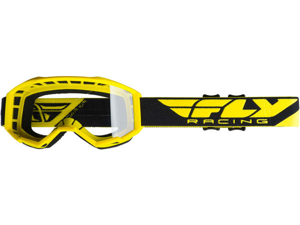 Fly Racing 2019 Focus Goggles-Yellow/Clear - 1