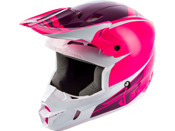 Fly Racing 2019 Kinetic Sharp Helmet-Pink/White - 2