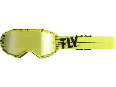 Fly Racing 2019 Zone Goggles-Hi-Vis/Yellow/Black/Gold Mirror