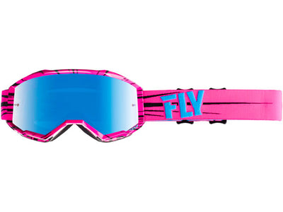 Fly Racing 2019 Zone Goggles-Pink/Teal/Sky Blue Mirror