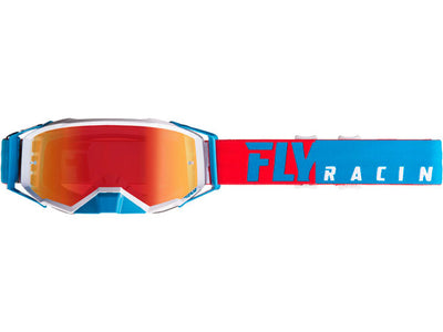 Fly Racing 2019 Zone Pro Goggles-Red/White/Blue