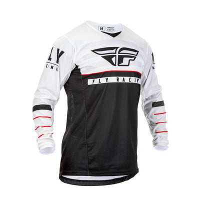 Fly Racing 2020 K120 BMX Race Jersey-Black/White/Red
