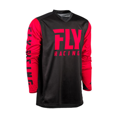 Fly Racing 2020 Radium BMX Race Jersey-Black/Red