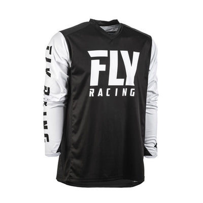 Fly Racing 2020 Radium BMX Race Jersey-Black/White