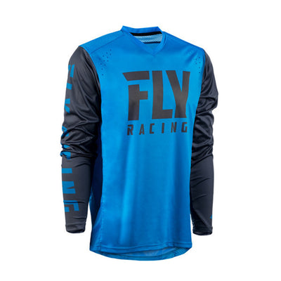 Fly Racing 2020 Radium BMX Race Jersey-Blue/Charcoal Grey