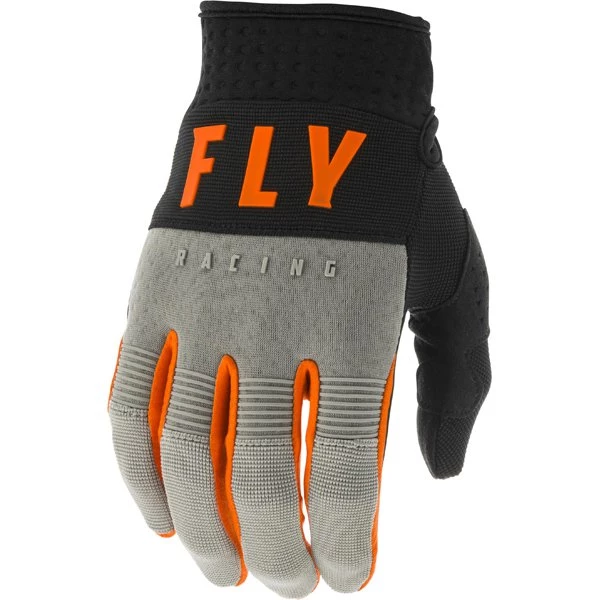 Fly Racing F-16 BMX Race Gloves-Grey/Black/Orange - 1