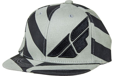 Fly Racing Fat Stripe Hat-Black