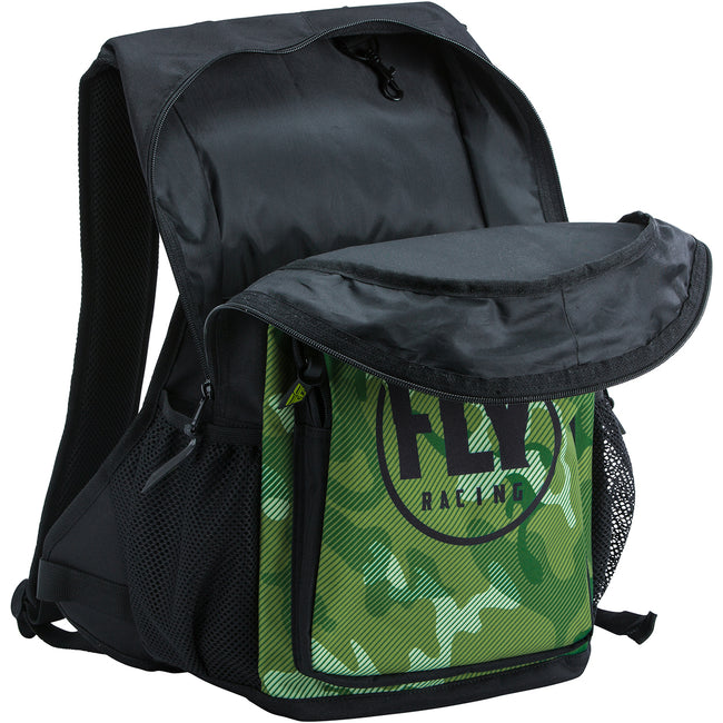 Fly Racing Jump Pack Backpack- Green/Black Camo - 3