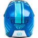 Fly Racing Kinetic Thrive BMX Race Helmet-Blue/White - 3