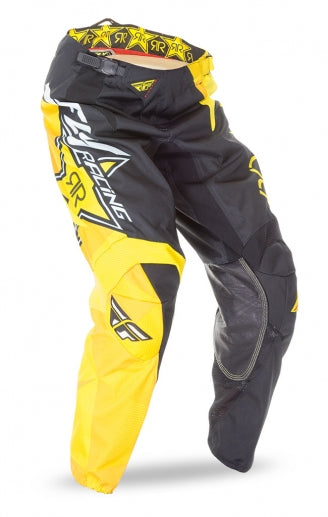 Fly Racing 2016 Kinetic Pants-Rockstar Black/Yellow