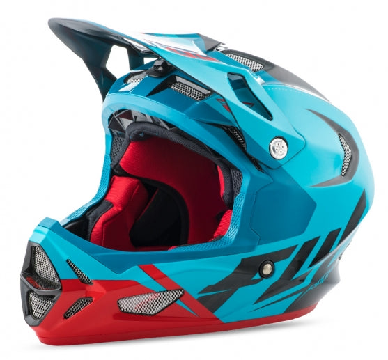 Fly Werx Ultra Helmet-Blue/Red/Black - 1