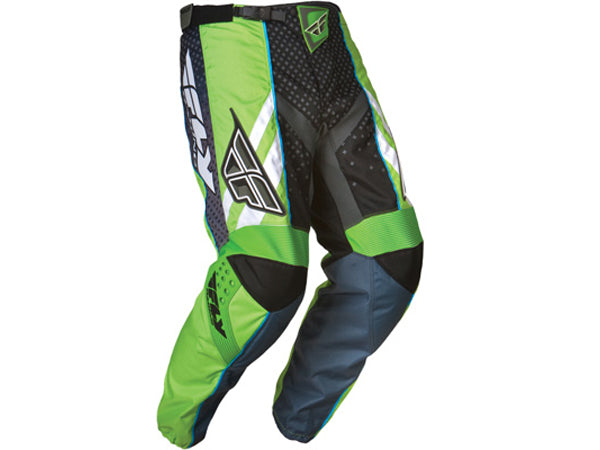 Fly Racing 2012 F-16 Race Pants-Green/White - 1