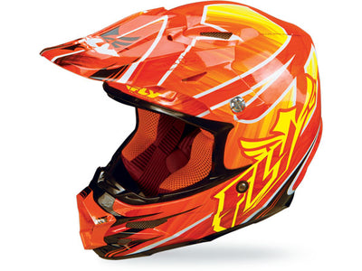 Fly Racing 2013/2014 F2 Carbon Acetylene Helmet-Flo Orange