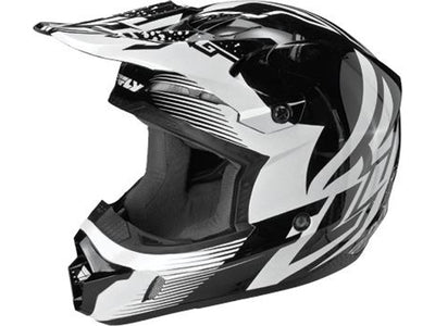 Fly Racing 2013/2014 Kinetic Inversion Helmet-Black/White