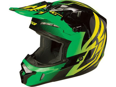 Fly Racing 2013/2014 Kinetic Inversion Helmet-Green/Black