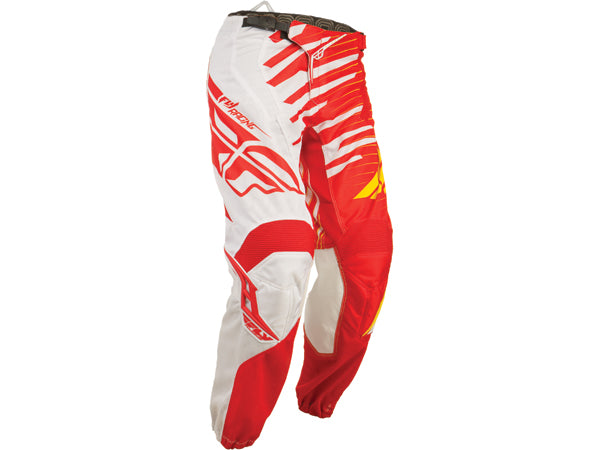 Fly Racing 2014 Kinetic Shock Mesh Race Pants-Red/Yellow - 1