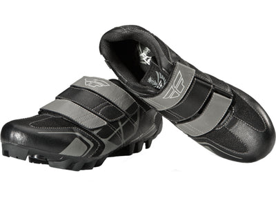 Fly Racing Talon II Clipless Shoes-Black/Gray