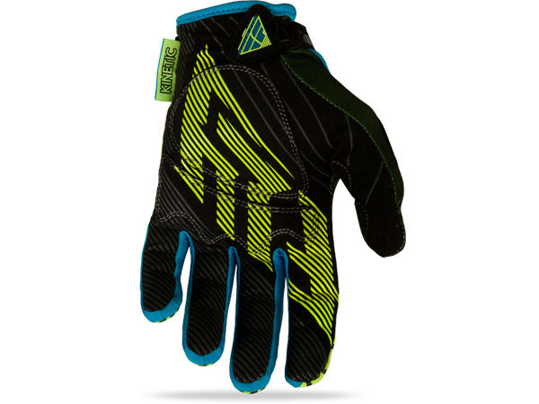Fly Racing 2014 Kinetic Gloves-Blue/Hi-Vis Yellow - 2
