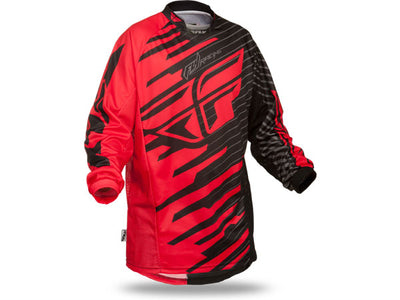 Fly Racing 2014 Kinetic Shock BMX Race Jersey-Red/Black