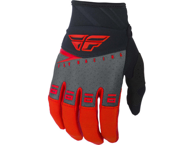 FLY RACING 2019 F-16 GLOVES-Red/Black/Grey - 1