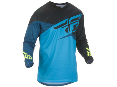 Fly Racing 2019 F-16 BMX Race Jersey-Blue/Black/Hi-Vis