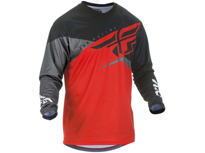 Fly Racing 2019 F-16 BMX Race Jersey-Red/Black/Grey