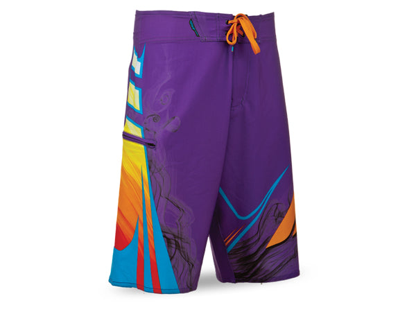 Fly Racing Acetylene Board Shorts-Purple/Orange - 1