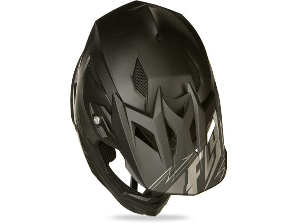 Fly Racing Default Helmet-Matte Black - 3