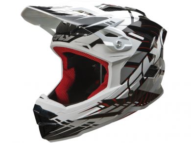 Fly Racing Default Helmet-Black/White