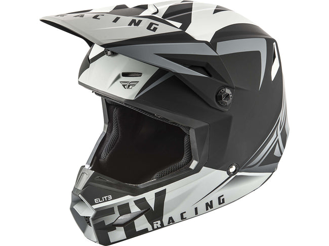 FLY RACING 2019 Elite Vigilant Helmet-Matte Black/Grey - 1