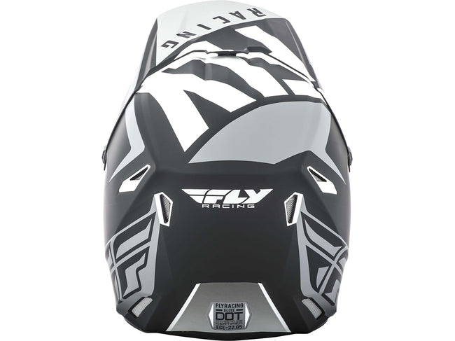 FLY RACING 2019 Elite Vigilant Helmet-Matte Black/Grey - 3