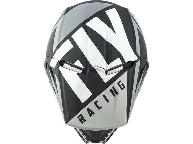 FLY RACING 2019 Elite Vigilant Helmet-Matte Black/Grey - 4