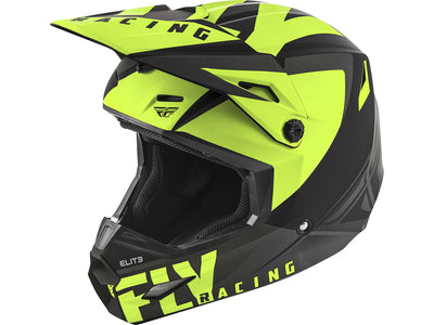 FLY RACING 2019 Elite Vigilant Helmet-Matte Black/Hi-Vis